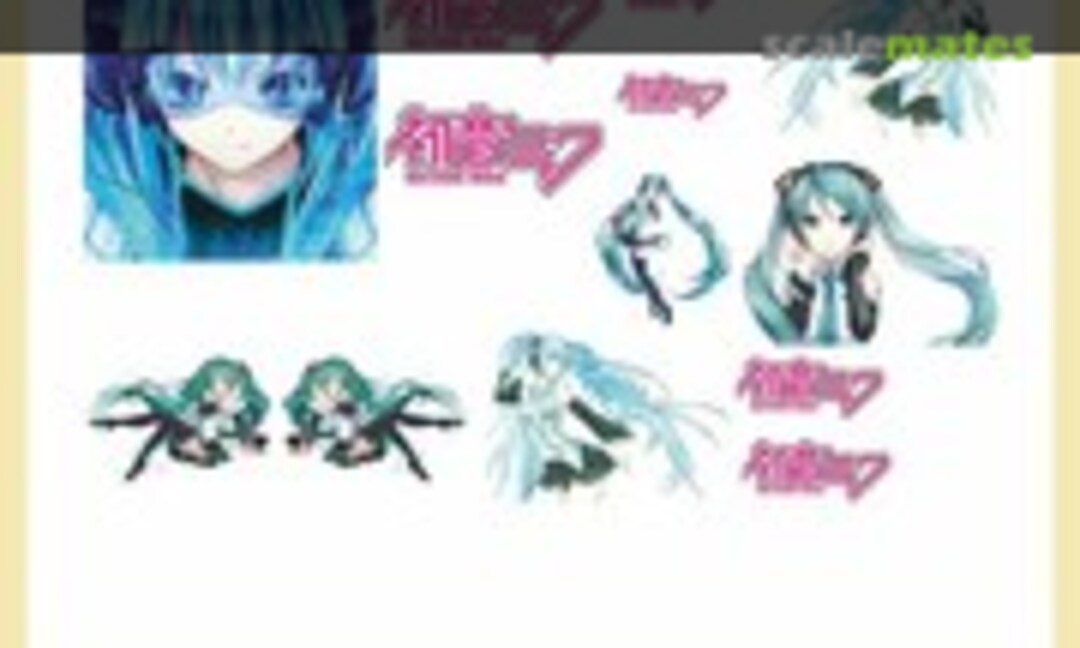 1:24 Hatsune Miku, Itasha style (Decal Shop DSD3-1)