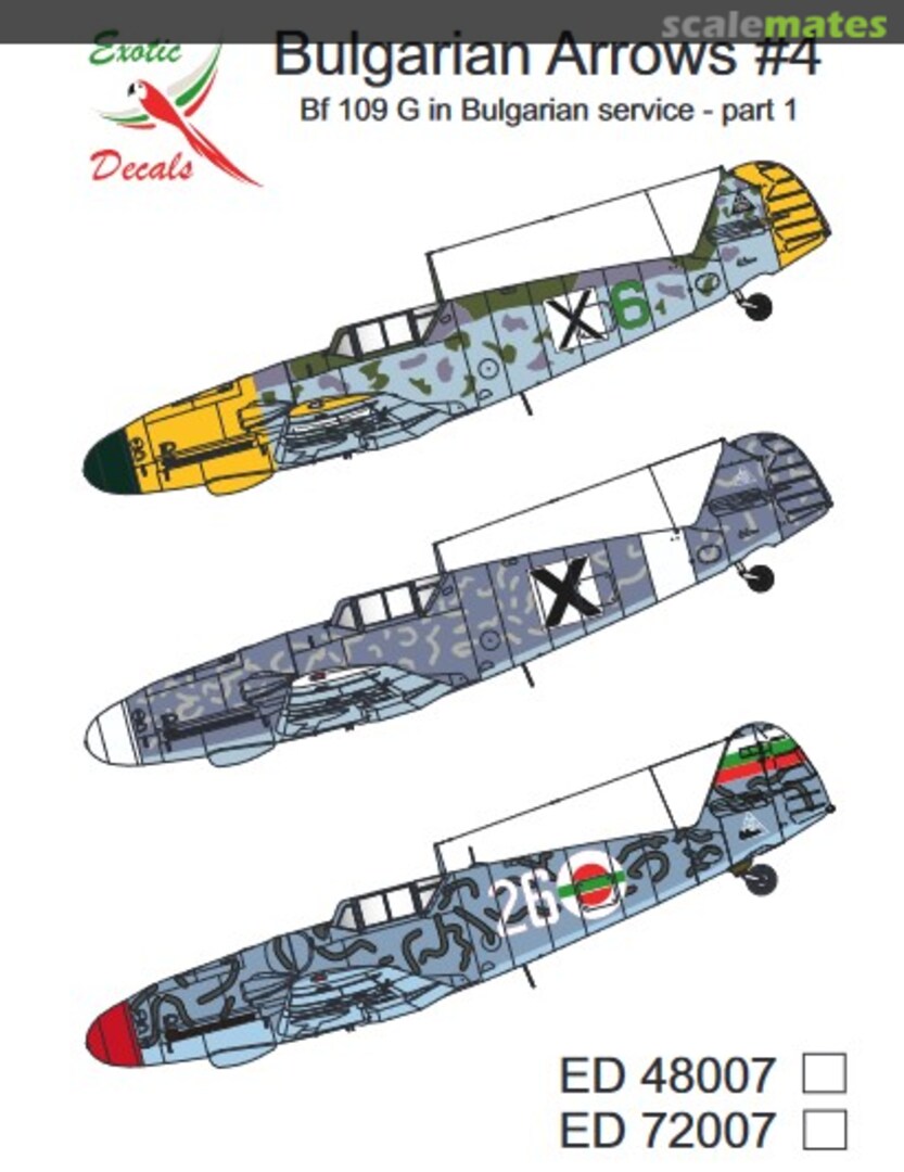 Boxart Bulgarian Arrows #4 ED72007 Exotic Decals