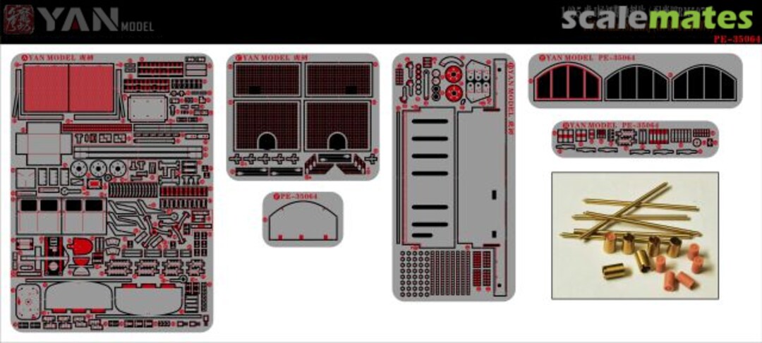 Boxart Sd.Kfz.181 Early Production Type detail set PE-35064 Yan Model