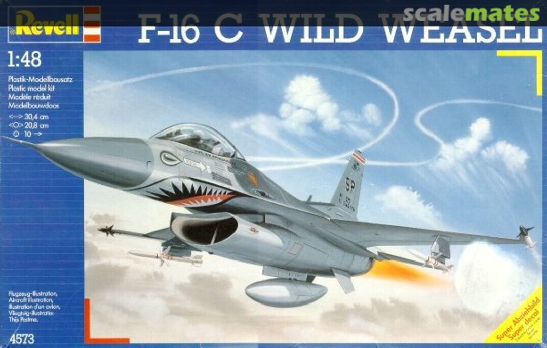 Boxart F-16C Wild Weasel 4573 Revell