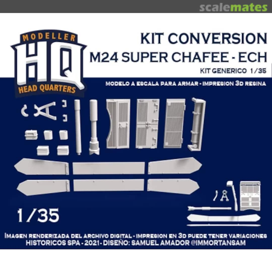 Boxart M24 SUPER CHAFEE HQ35107 HQ - Modeller Head Quarters