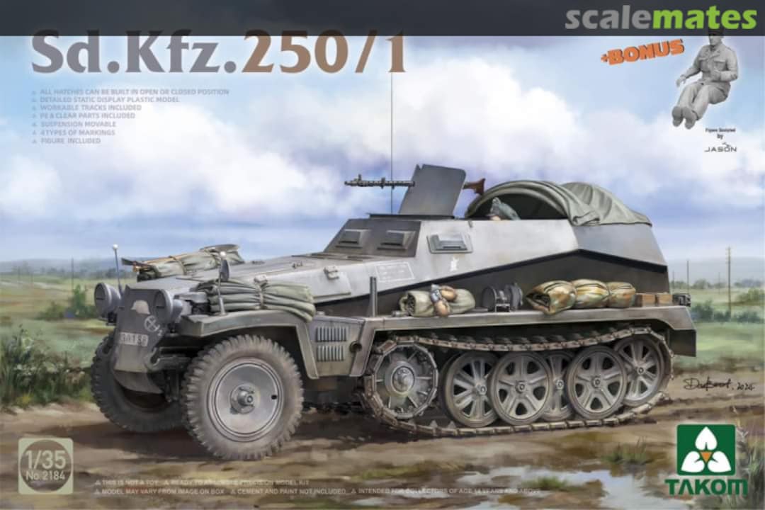 Boxart Sd.Kfz. 250/1 2184 Takom