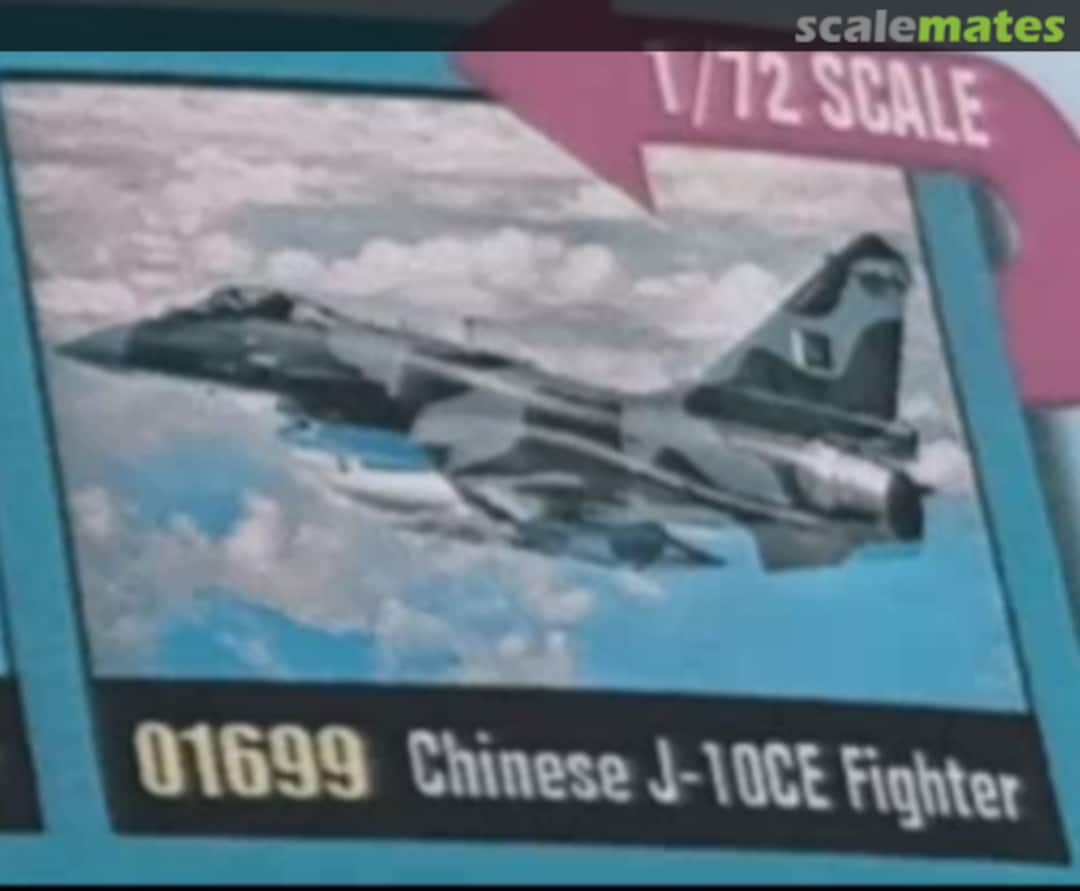 Boxart Chengdu J-10CE Fighter 01699 Trumpeter