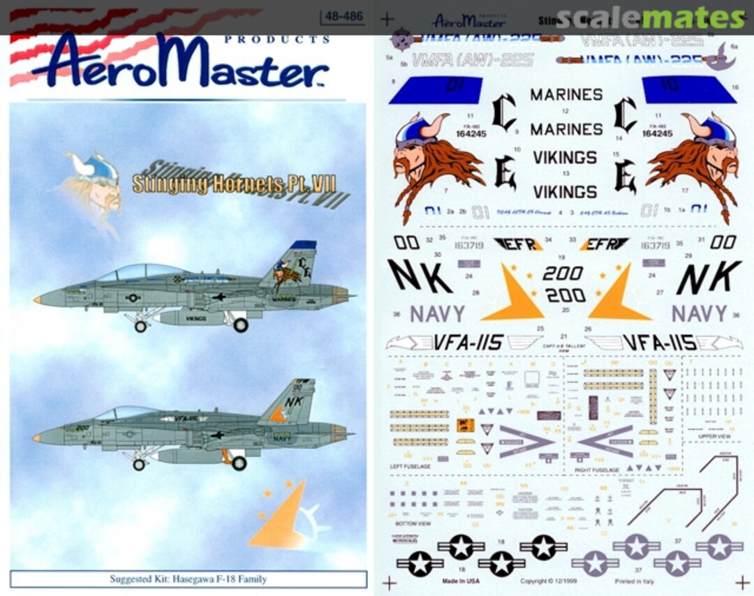 Boxart Stinging Hornets Pt. VII 48-486 AeroMaster