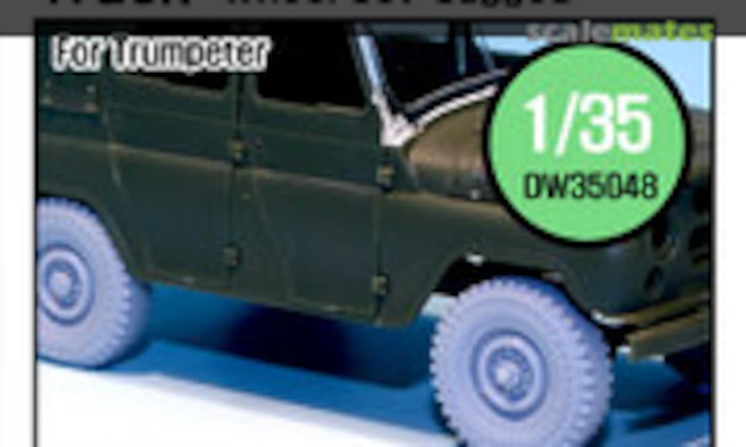 1:35 UAZ-469 Sagged wheel set (Def.Model DW35048)