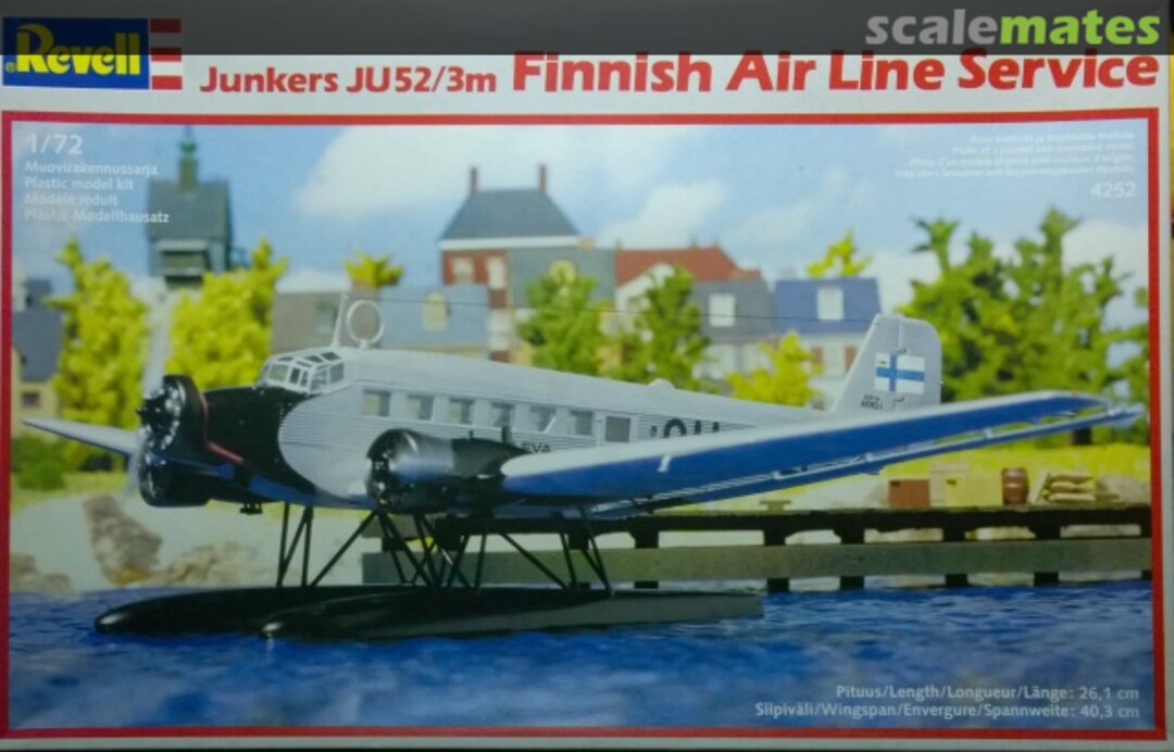 Boxart Junkers Ju 52/3m Finnish Air Line Service 4252 Revell