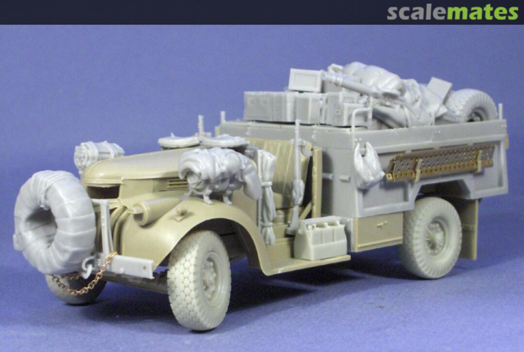 Boxart Chevrolet LRDG 30 cwt Fitter's Early Vehicle Conversion Set for Tamiya kit 35.2352 Resicast