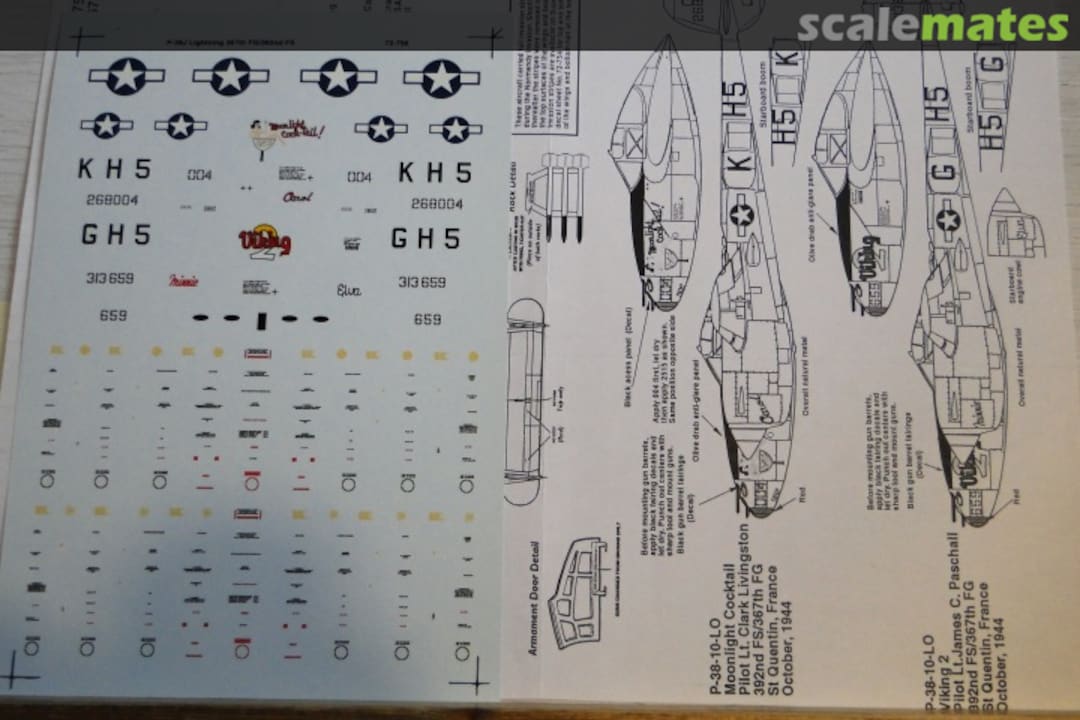 Boxart Lockheed P-38 J/L Lightning 72-756 SuperScale International