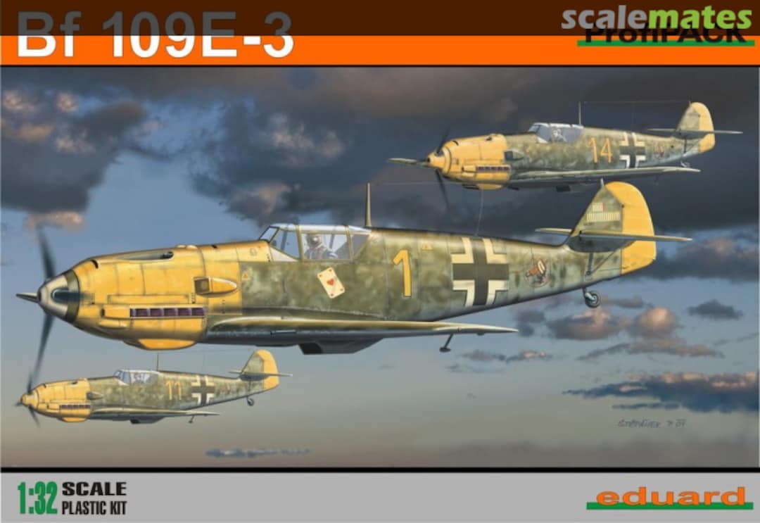 Boxart Bf 109E-3 3002 Eduard