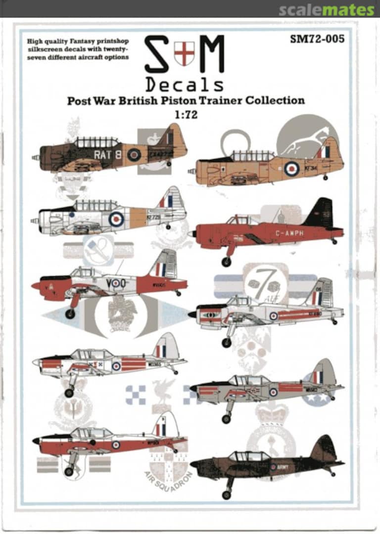 Boxart Post War British Piston Trainer Collection SM72-005 S&M Models