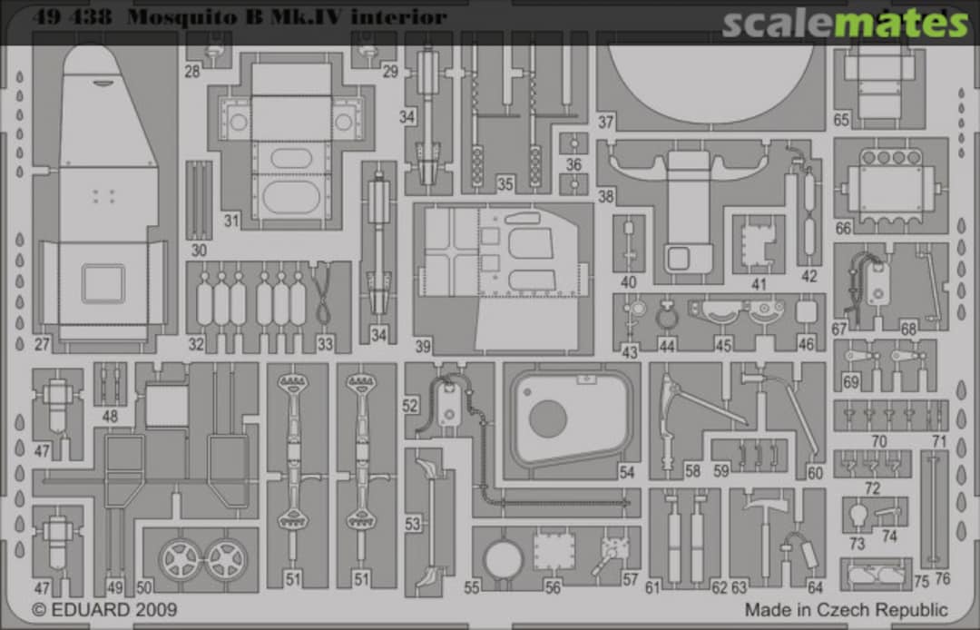 Boxart De Havilland Mosquito B Mk.IV PE Interior 49438 Eduard