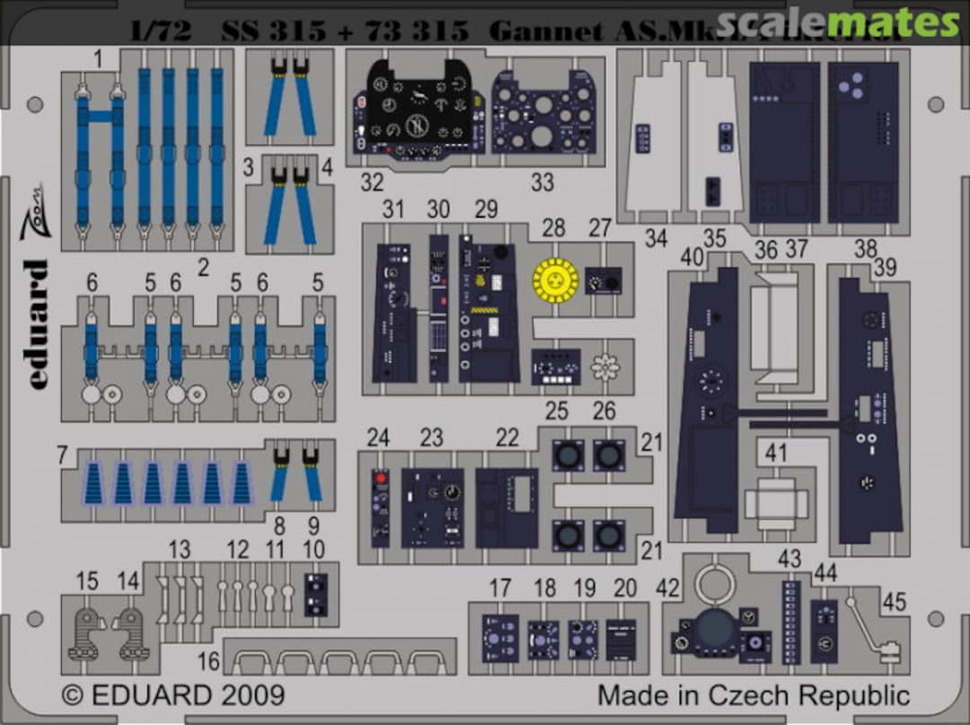 Boxart Gannet AS.Mk.1/4 interior S.A. SS315 Eduard