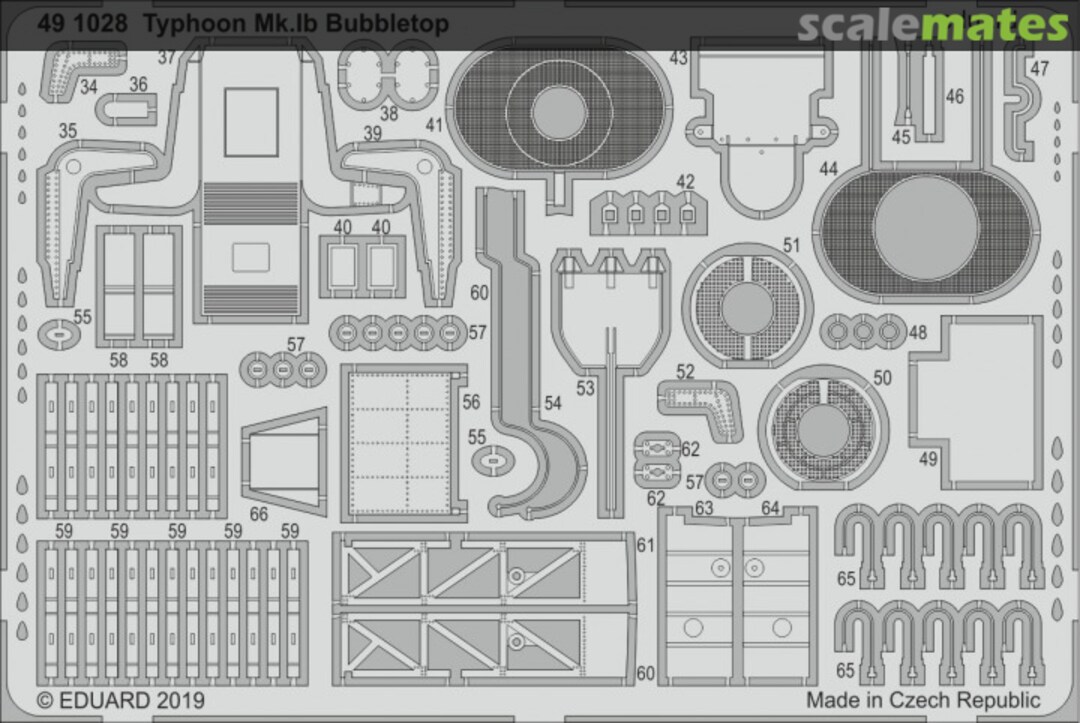 Boxart Typhoon Mk.Ib Bubbletop 491028 Eduard