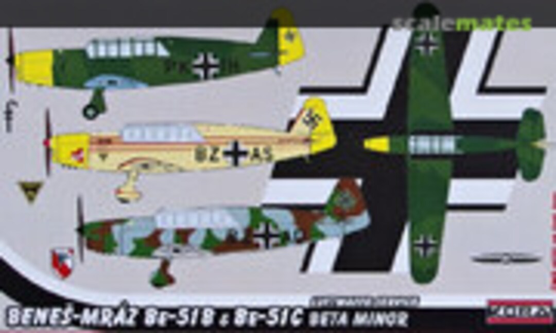 1:72 Benes-Mráz Be-51B &amp; Be-51C Beta Minor (2 resin kits) (Kora Models 72.167)