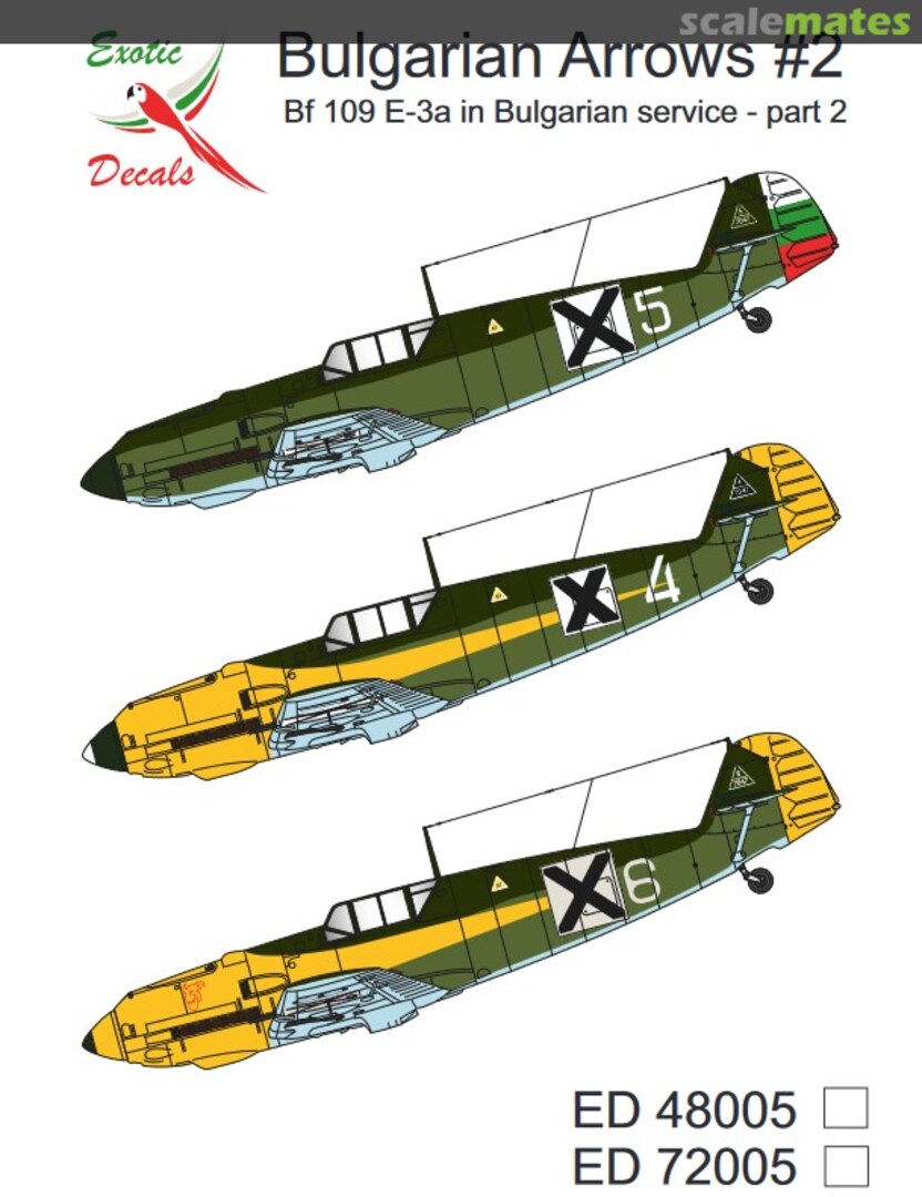 Boxart Bulgarian Arrows #2 ED72005 Exotic Decals