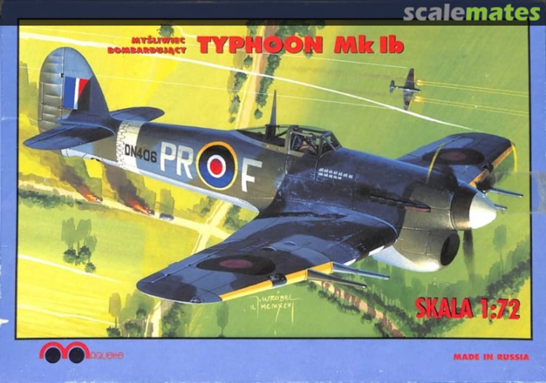 Boxart Hawker Typhoon Mk.1b ML7202 Maquette