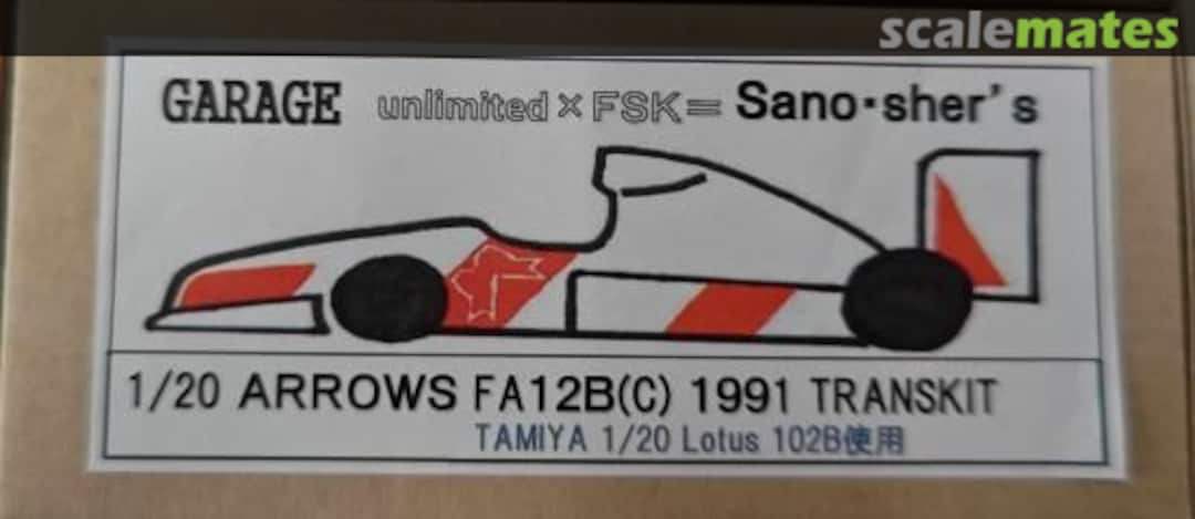 Boxart Arrows FA12B (C) 1991 Transkit  Finisher's & Auto Modeli G.T