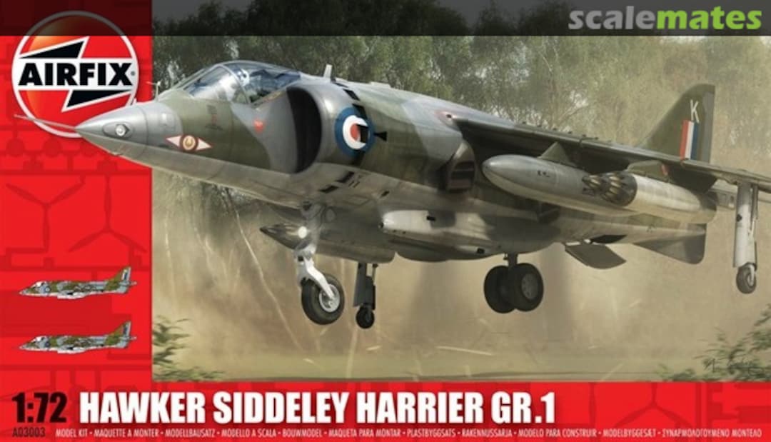 Boxart Hawker Siddeley Harrier GR.1 A03003 Airfix