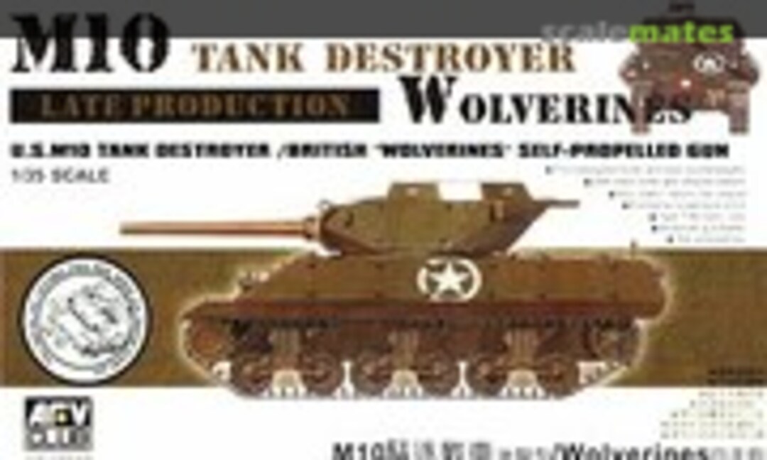 1:35 M10 Tank Destroyer Late Production Wolverines (AFV Club AF 35S07)