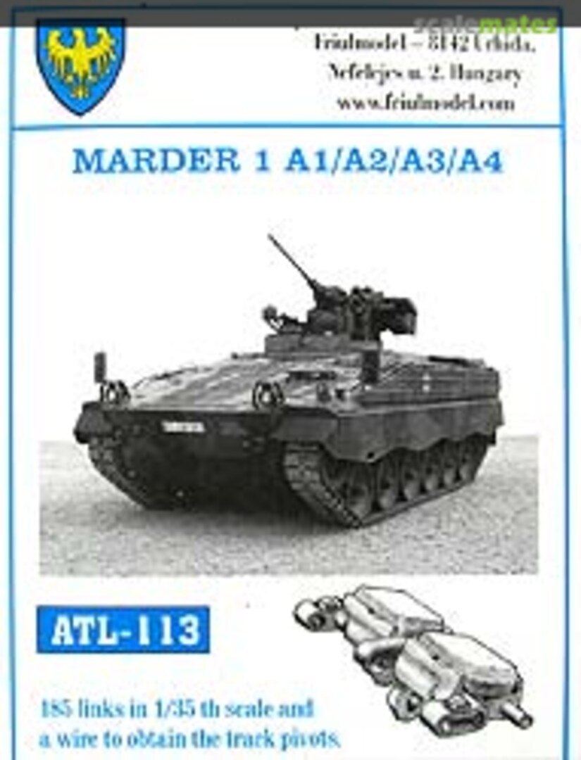 Boxart Spz. Marder A1/A2/A3/A4 ATL -113 neu Friulmodel