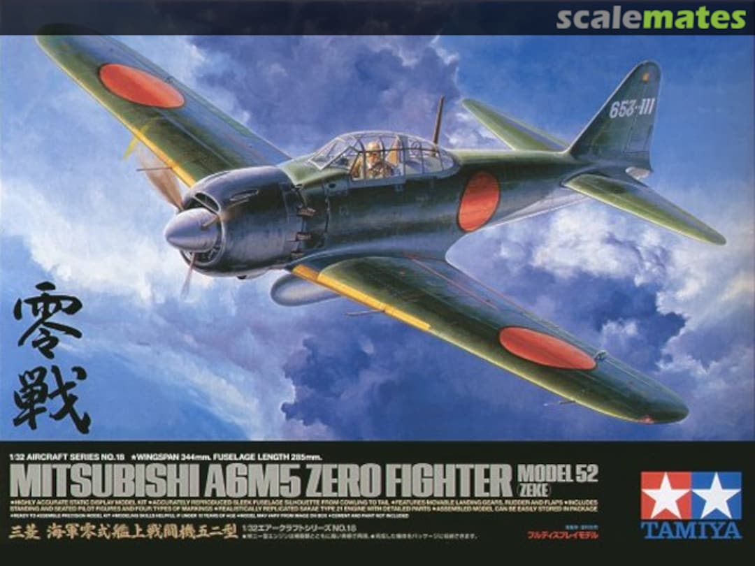 Boxart Mitsubishi A6M5 Zero Fighter 60318 Tamiya