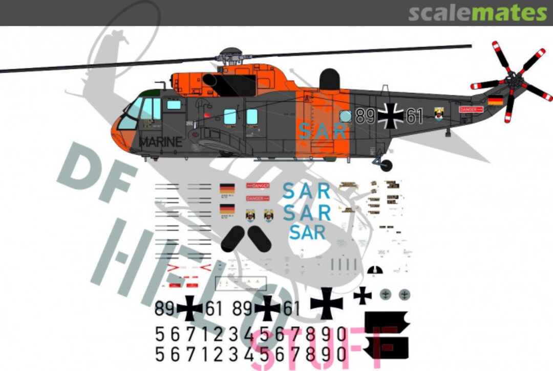 Boxart Westland Sea King Mk.41 Bundeswehr Norm74 DF32272 DF HeloStuff