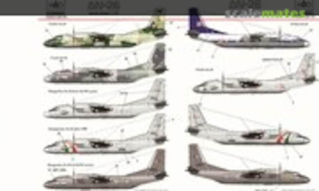 1:72 An-26 Decal Sheet (HADmodels  72037)