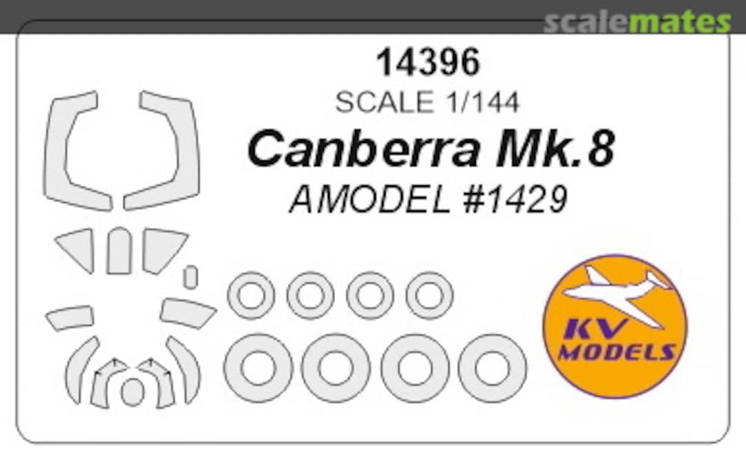 Boxart English Electric Canberra Mk.8 14396 KV Models