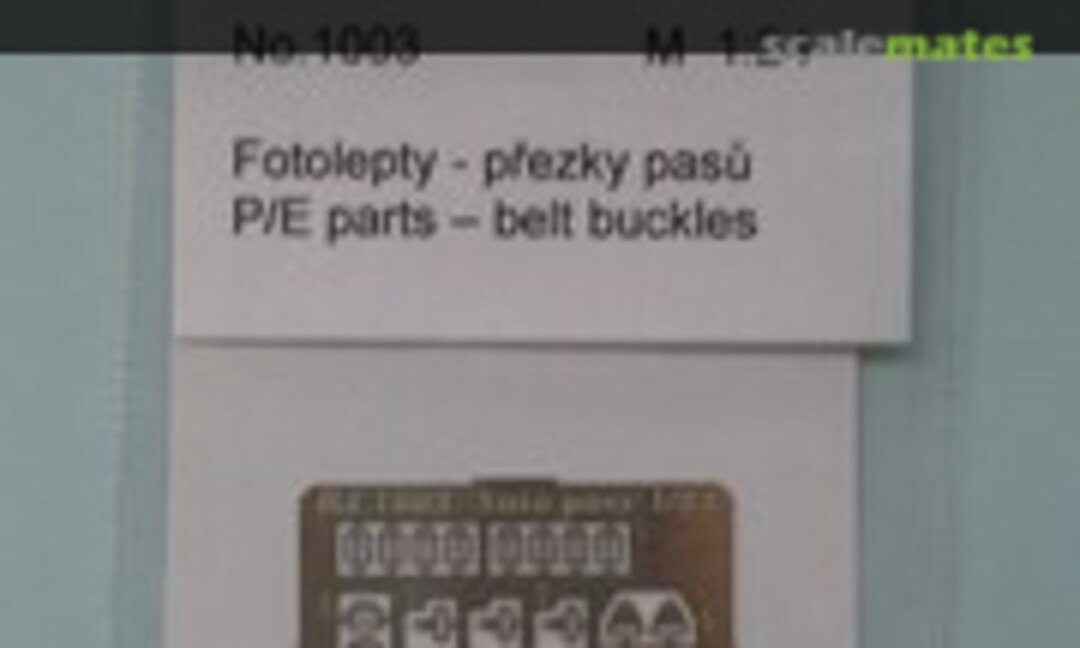 1:24 PE parts - Belt Buckles (REJI Model 1003)