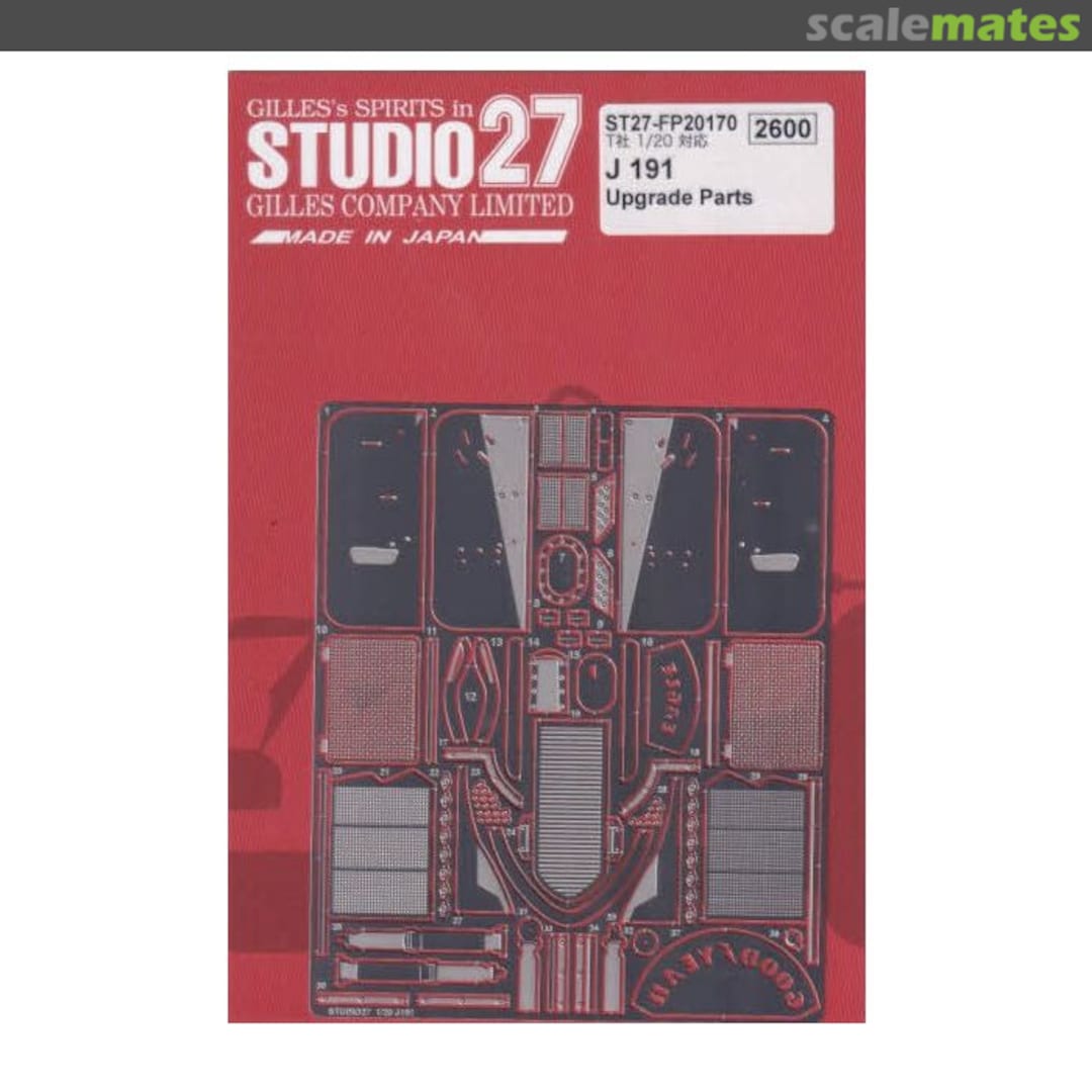 Boxart Jordan 191 grade up parts ST27-FP20170 Studio27