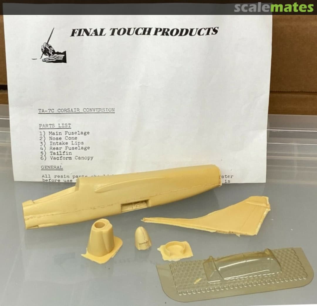 Boxart TA-7C Corsair Conversion  The Final Touch