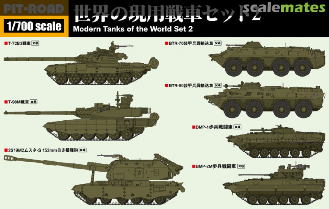 Boxart Modern Tanks of the World Set 2 MI10 Pit-Road