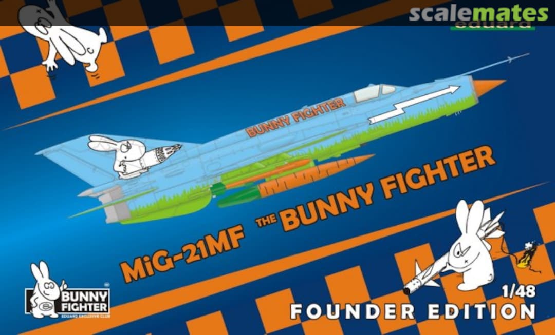 Boxart MiG-21MF The Bunny Fighter BFC001 Eduard