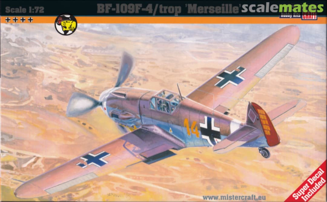 Boxart BF-109F-4/trop 'Marseille' C-40 MisterCraft