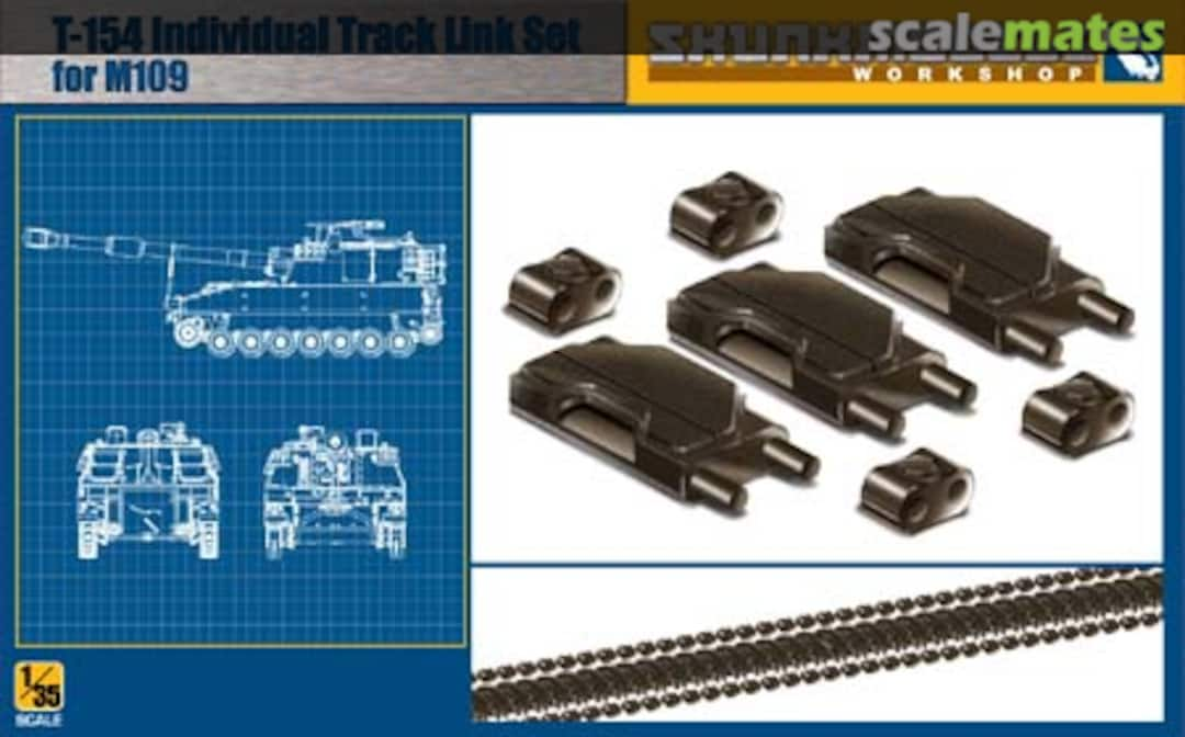 Boxart T-154 Individual Track Link Set for M109A6 35002 Skunkmodels