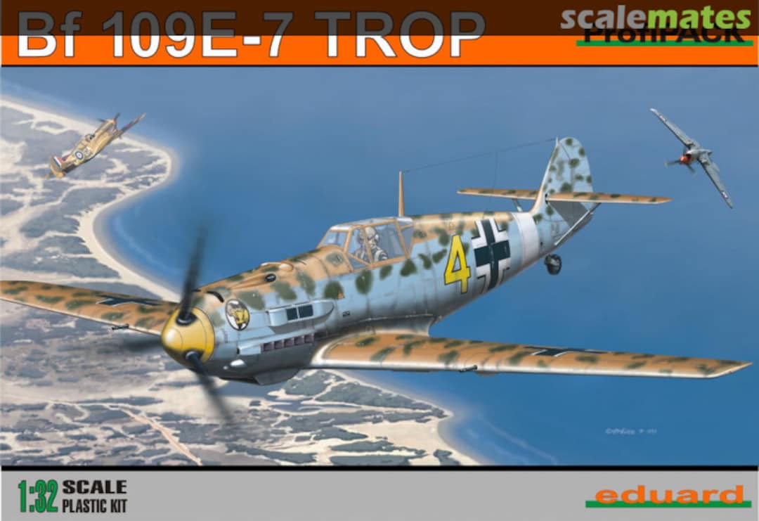 Boxart Messerschmitt Bf 109E-7 Trop 3004 Eduard