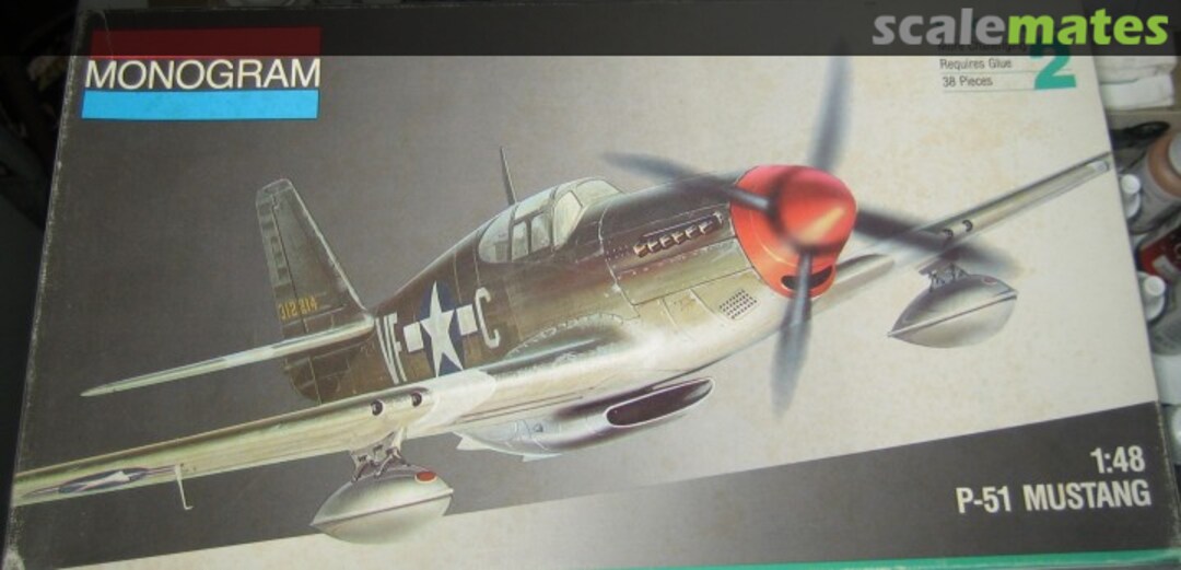 Boxart P-51 Mustang 5214 Monogram