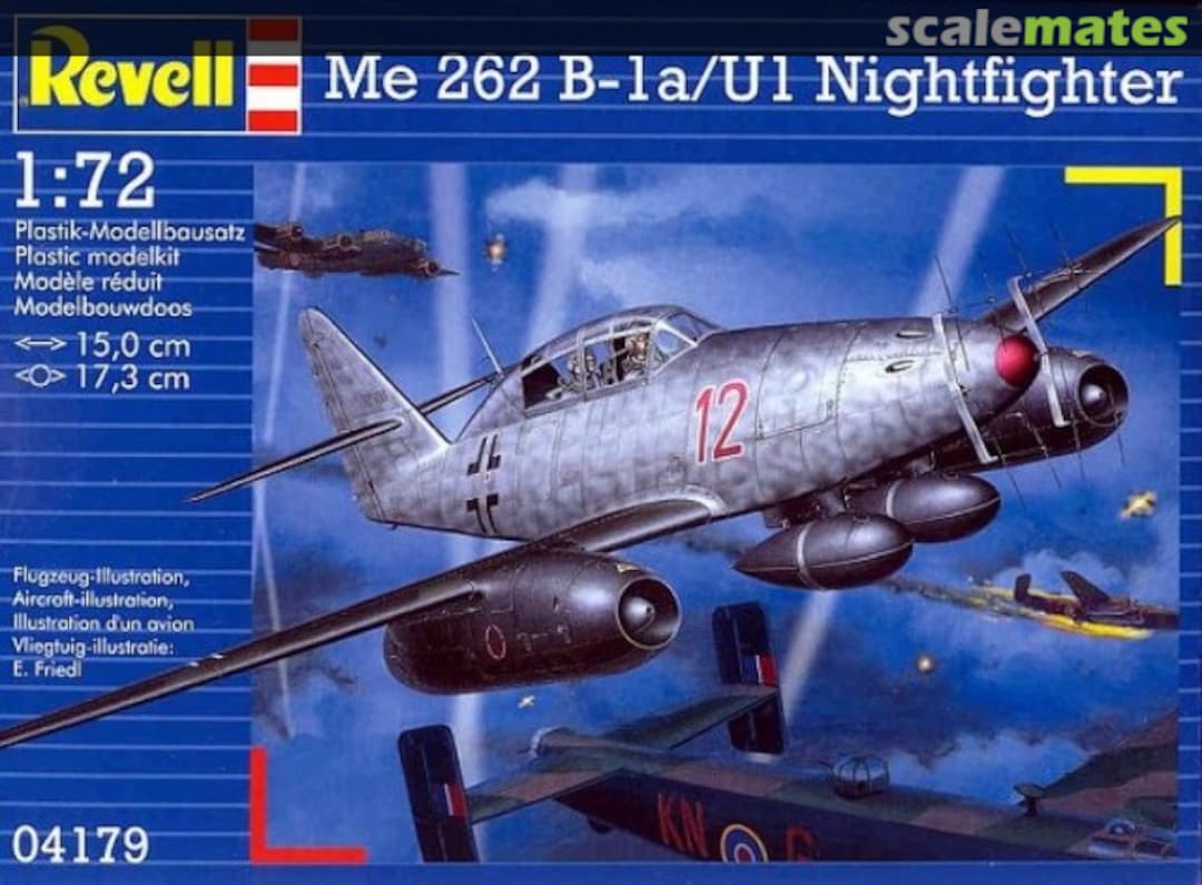 Boxart Me 262 B-1a/U1 Nightfighter 04179 Revell