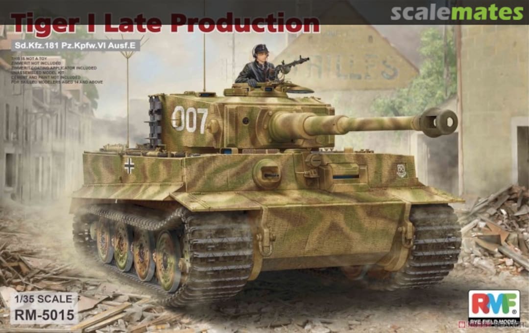 Boxart Tiger I RM-5015 Rye Field Model