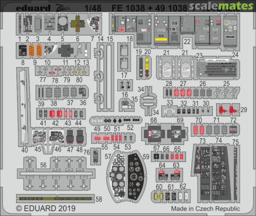 Boxart F-104G late FE1038 Eduard