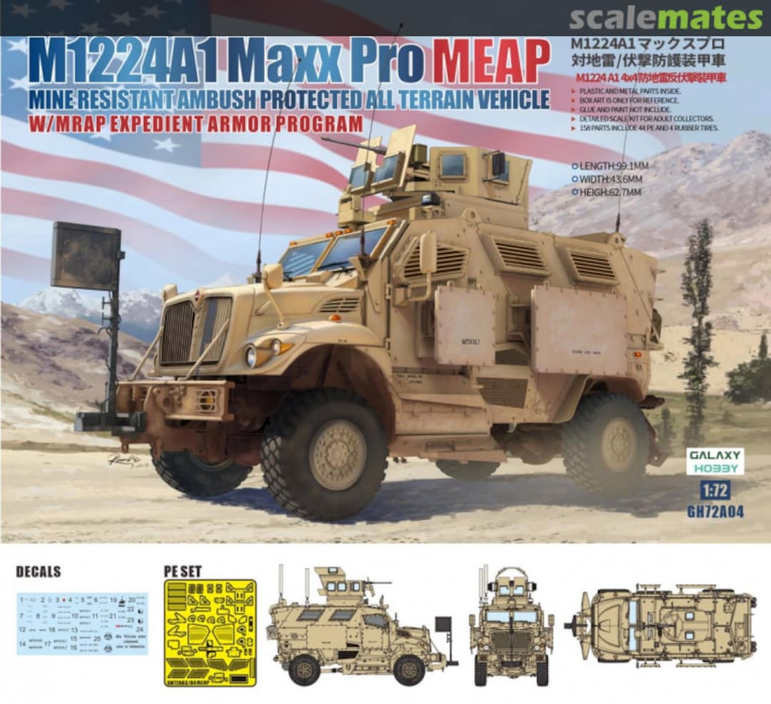 Boxart M1224A1 Maxx Pro MEAP GH72A04 Galaxy Hobby