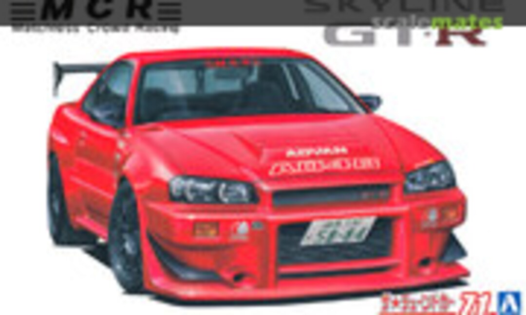 1:24 MCR BNR34 Skyline GT-R '02 (Aoshima 063514)