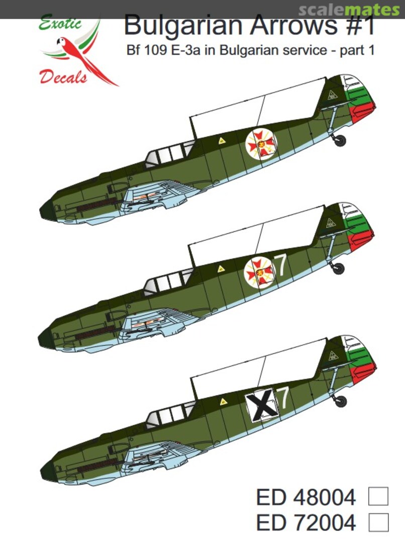 Boxart Bulgarian Arrows #1 ED72004 Exotic Decals