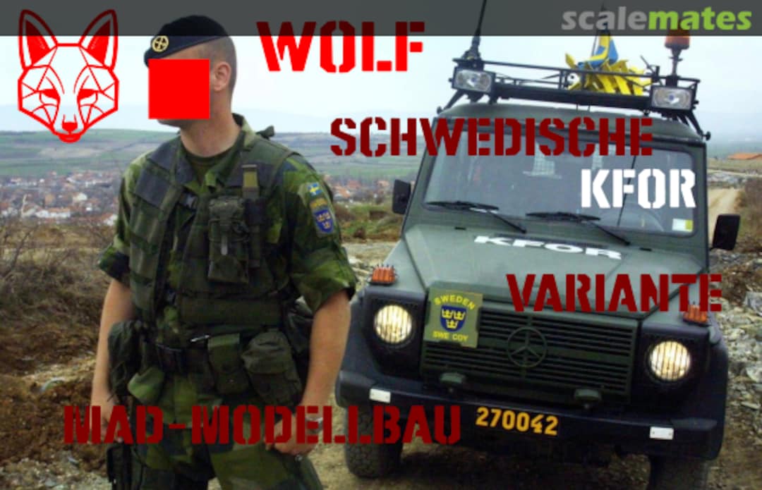 Boxart Wolf SCHWEDISCHE KFOR Version  MAD-Modellbau