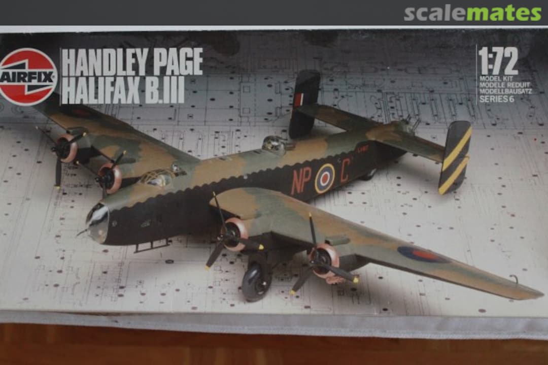 Boxart Handley Page Halifax B Mk.III 06008 Airfix