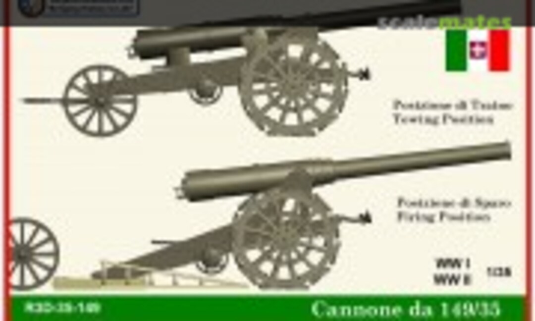 1:35 Cannone da 149/35 (Vargas Scale Models R3D-35-149)