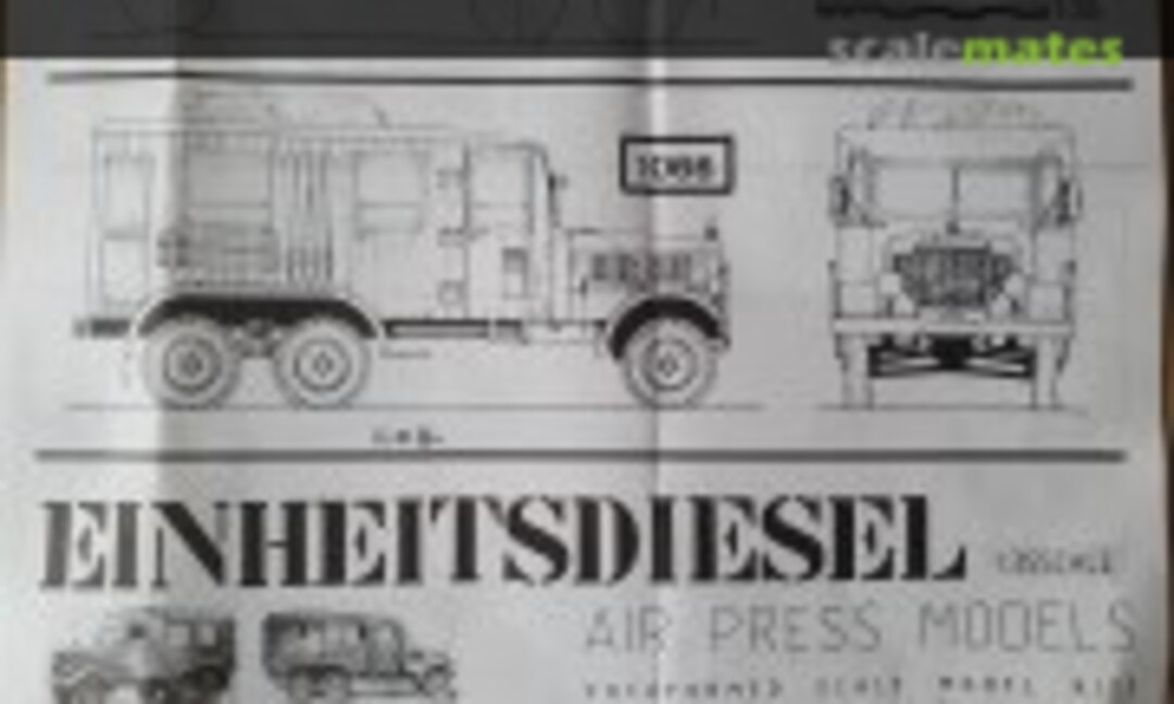 1:35 Einheitsdiesel (Air Press Models 1066)