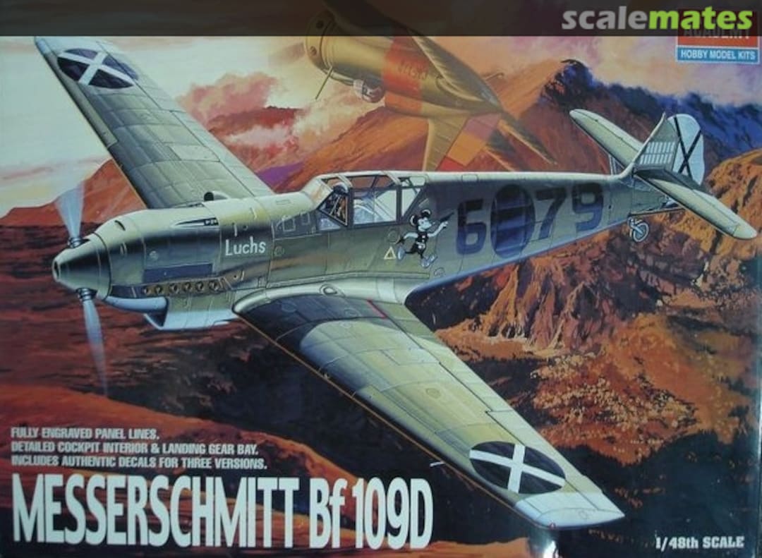 Boxart Messerschmitt Bf109D 2178 Academy