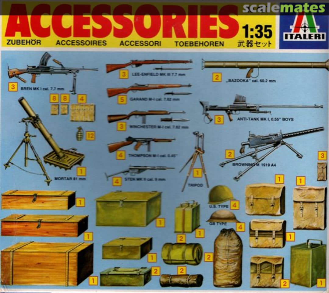 Boxart Accessories 407 Italeri