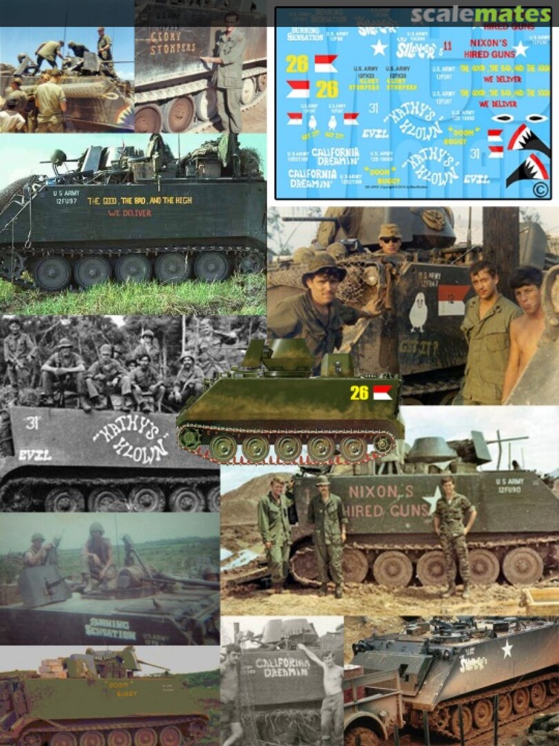 Boxart M113 Decals DE-AP0372 Mec Models